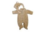 Mikistory Baby Teddy Bear Bunting Suit Costume And Hat Unisex Boy Girl 12m