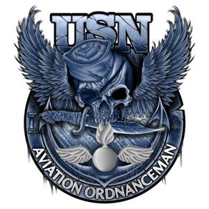 Aviation Ordnanceman Decal - USN Rate Decal - Navy Sailor - 4" USN Decal - Picture 1 of 2