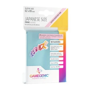 Prime Japanese Sized Sleeves Clear - Multi-language (includes Spanish) - Picture 1 of 2