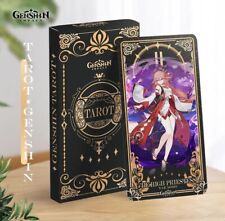 22Pcs/Box Genshin Impact Tarot Card Divination Deck Board Game Cards Yae Miko