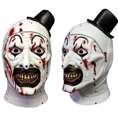 Terrifier Art The Clown Killer Deluxe Mask Party Halloween Trick Treat Studios - Image 1 of 4