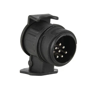 Mini Adaptateur remorque caravane prise attelage de 13 broches à 7 plots femelle - Imagen 1 de 1