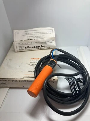EFECTOR IG3005ANKG INDUCTIVE SENSOR 5MM SENSING 10-55VDC NIB - Image 1 of 4