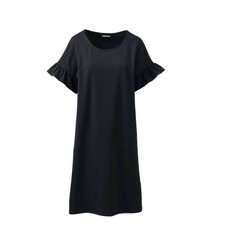 lands end ruffle t shirt dress