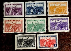Francobolli Argentina 376/387 Nuovi di zecca con cerniera - Foto 1 di 3