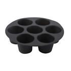 Silicone Air Fryer Mold 7-Cavity Cupcake Muffin Baking Cups Cake Pan S/L