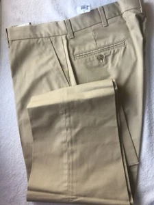 Pantalones para hombre Riverside sin dobladillos caqui cintura bronceada 38 no ignífugos nuevas etiquetas - Imagen 1 de 5