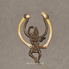 Early Collection of Pure Copper Guanyin Buddha Statue Shaped Slingshot