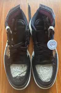 Larry Bird & Magic Johnson AUTO SIGNED Converse Weapon CX Vides JSA RARE ART SET - Picture 1 of 8