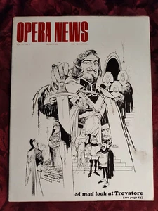 Rare METROPOLITAN OPERA NEWS February 18 1967 Verdi Trovatore Hans Werner Henze - Picture 1 of 2