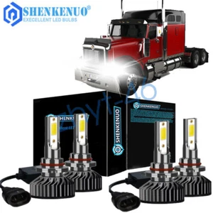 For International Truck ProStar 2008-2016 Combo 9005 9006 LED Headlight Bulbs - Picture 1 of 12