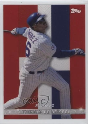 2022 Topps X Wander Franco Leyendas de Béisbol Red /10 Aramis Ramirez Ramírez - Image 1 of 2