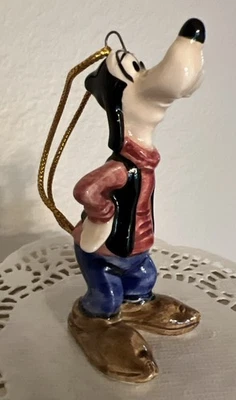 Vintage©️Walt Disney Productions Cerâmica Pateta Ornamento Por Schmid - Japão - Imagem 1 de 4