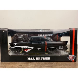 M2 Machines 1957 Chevrolet 150 Sedan R128 MAJ. BRUISER Shark Mouth - Picture 1 of 15