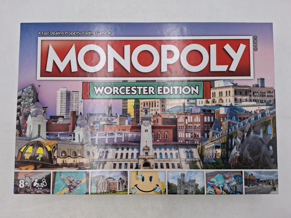 Monopoly Worcester Edition Hasbro Top Trumps Family Board Brad 48hrs dlvry