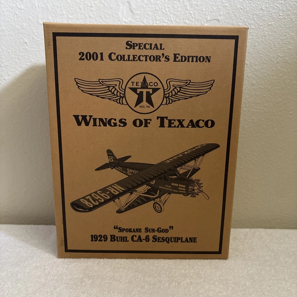 Ertl 20435P 1 43 Texaco - Wings Of Texaco #9 (2001) 1929 Buhl CA-6 Spokane