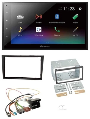 Pioneer USB Bluetooth DAB 2DIN MP3 Autoradio für Opel Corsa D stealth schwarz - Bild 1 von 4