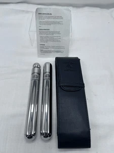 Cutty Sark Stainless Steel Flask & Cigar Tube with Leather Holster Scots Whisky - Picture 1 of 10