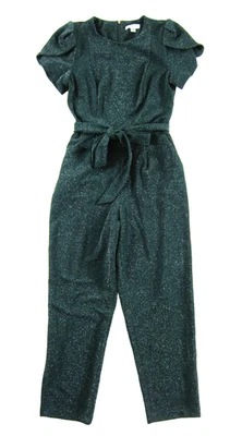 Nuevo con etiquetas Mono Calvin Klein Verde Esmeralda Brillante Elastizado Manga Corta Bolsillo 4 Foto 1 de 4