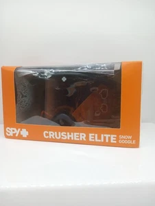 Spy Optic Crusher Elite Snow Ski Snowboarding Goggles Matte Black LL Persimmon - Picture 1 of 2
