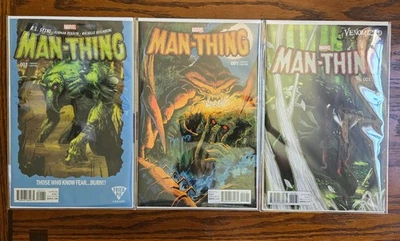 Lote de 3 libros variante Man-Thing #1 1:25 Francavilla pastel frito venomizado Foto 1 de 4