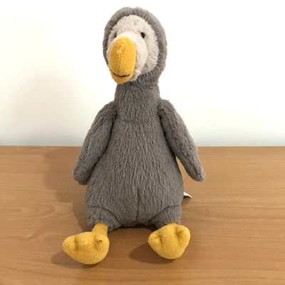 Jellycat - Bashful Dodo - Soft Grey & Orange Bird (Jelly5111) -(See Description) - Image 1 of 4