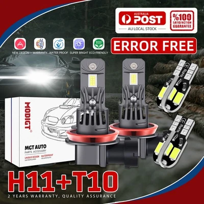 H11+T10 LED Canbus Fog Lamp For Mercedes Benz A-Class A 200 A 180  A 250 - image 1 of 4
