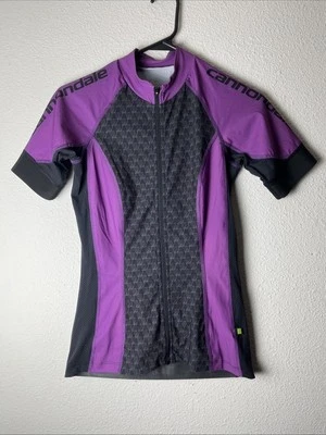 Camiseta para mujer Cannondale Elite Pro púrpura negra pequeña pequeña Foto 1 de 3