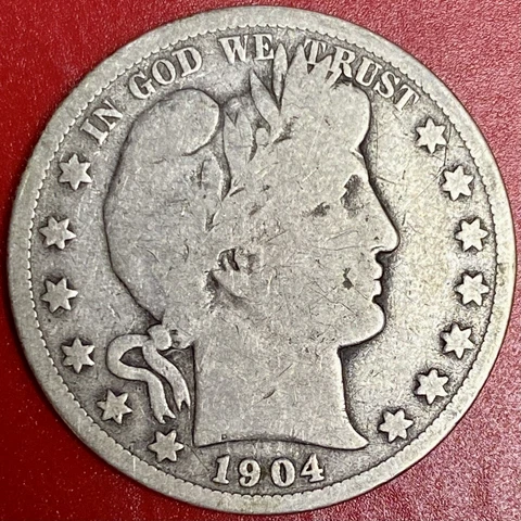 1904-S BARBER HALF Cover