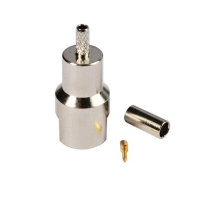 5pcs FME Male Plug Straight Crimp for RG316 RG174 RG178 Coax Cable RF Connector - Image 1 of 4