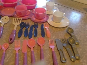Children's plastic plates saucers, cooking and eating utensils etc. - Picture 1 of 3