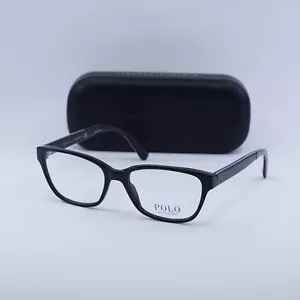 NEW Polo Ralph Laurent PH2165 5001 Shiny Black 53mm Eyeglasses - Picture 1 of 7