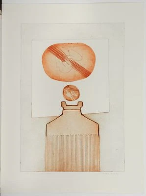 Dieter Pieper/ Diedee Pieper/ Farbradierung/ Worpswede / 1948-2001 - Bild 1 von 4