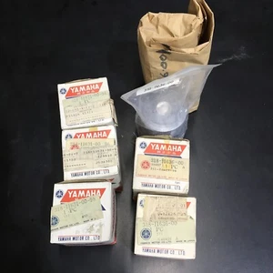 YAMAHA PISTONS FOR 1972-1973 AT2M / ATMX 125cc 318-11631/11635/11636 12pieces - Picture 1 of 7