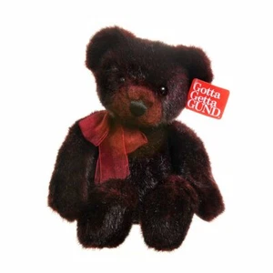 GUND Granatbär Burgund und schwarzes Plüschtier 12 Zoll ausverkauft und sammlerbar - Bild 1 von 1