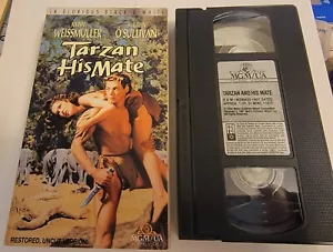 Tarzan And His Mate (Johnny Weissmuller) (Maureen O'Sullivan) VHS Video Tape - Picture 1 of 1