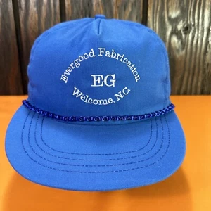 Sombrero de Colección Evergood Fabrication Bienvenido Carolina del Norte Snapback Hecho en EE. UU. Años 80 - Imagen 1 de 10