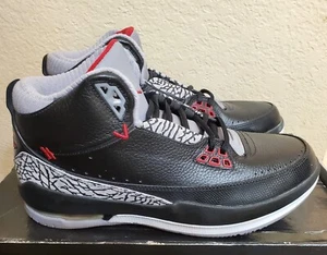 Nike Air Jordan 2.5 II.V Mens Size 10.5 Sneakers Shoes Black Cement 331987-061 - Picture 1 of 6