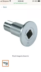 Home Flex Universal Decorative Flange Firs 1/2 And 3/4 Inch Gas Valves - Picture 1 of 2