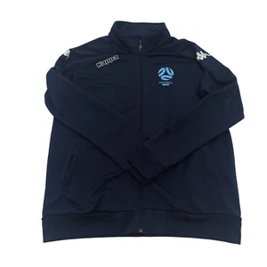 Kappa Men's L/S Football NSW Blue Full Zip Jacket Size XXL Sport Soccer 2022 - Picture 1 of 19