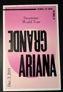 2019.02.12 Hatch Show Print Ariana Grande Sweetener World Tour Columbia, Carolina del Sur - Imagen 1 de 1
