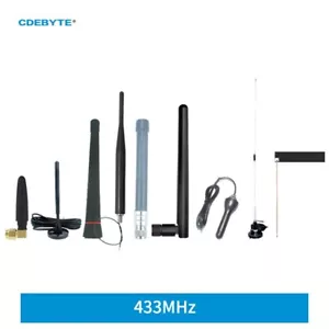 2PCS 433MHz WIFI Rubber Antenna Series 4dBi SMA-J Foldable Antenna High Gain - Picture 1 of 12