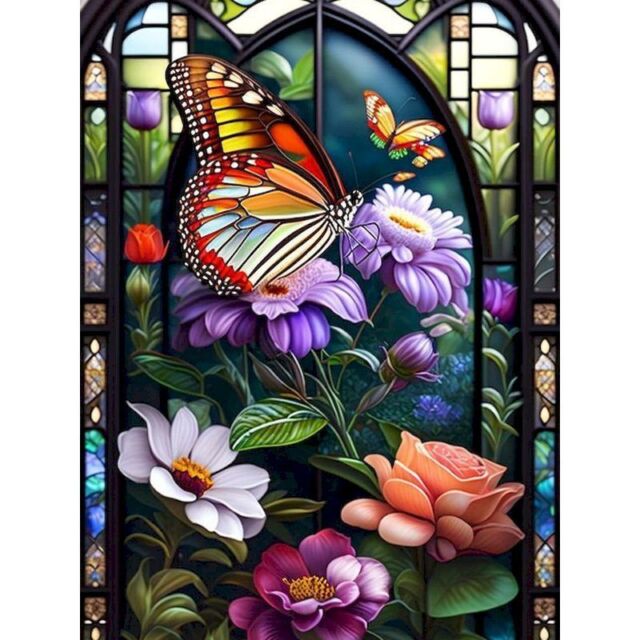 5d Diamond Painting Kits For Adults, Flower Butterfly Full Diamond  Embroidery Cross Stitch Crystal Rhinestone Paintings Pictures Arts Wall  Decor Painting Dots Kits - Temu