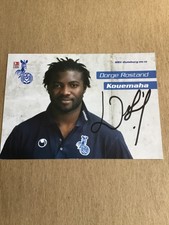 Dorge Kouemaha, Cameroon 🇨🇲 MSV Duisburg 2009/10 hand signed