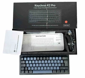 Keychron K2 Pro Mechanische Tastatur RGB LED Beleuchtung QWERTZ Drahtlos NEU OVP - Bild 1 von 5