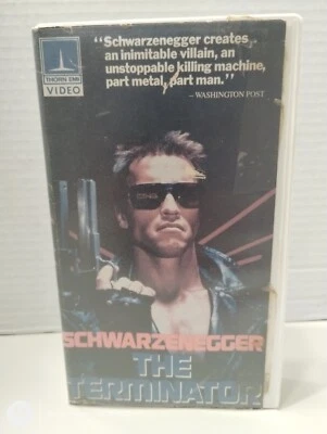 The Terminator (VHS, 1984) Thorn EMI Clamshell Case HBO Cannon Video - Image 1 of 4