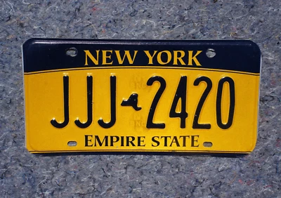 NEW YORK License Plate # JJJ - 2 420 - Image 1 of 3