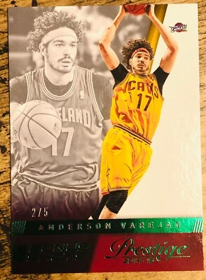 2014 Panini Prestige ANDERSON VAREJAO Green Bonus Shots Parallel SP /5 🔥 CAVS - Image 1 of 3