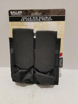 Allen Tactical 10910 Negro Molle Rig Doble Cargador Bolsa - 2 por paquete - LOTE DE 2 Foto 1 de 2