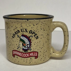 104th U.S. OPEN Speckled Coffee Mug SHINNECOCK HILLS Golf Souvenir L.I. - Picture 1 of 6